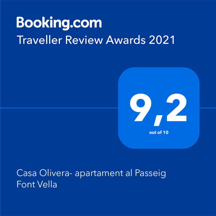 Casa Olivera- Apartament Al Passeig Font Vella Sant Hilari Sacalm Buitenkant foto