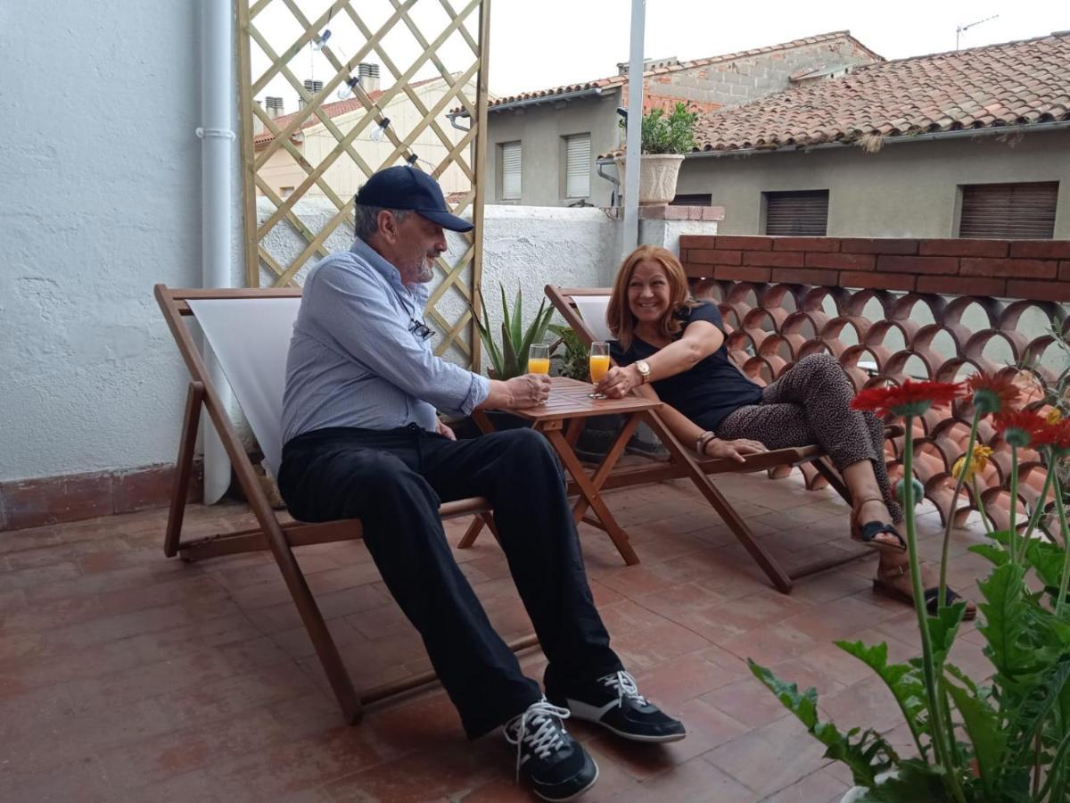 Casa Olivera- Apartament Al Passeig Font Vella Sant Hilari Sacalm Buitenkant foto